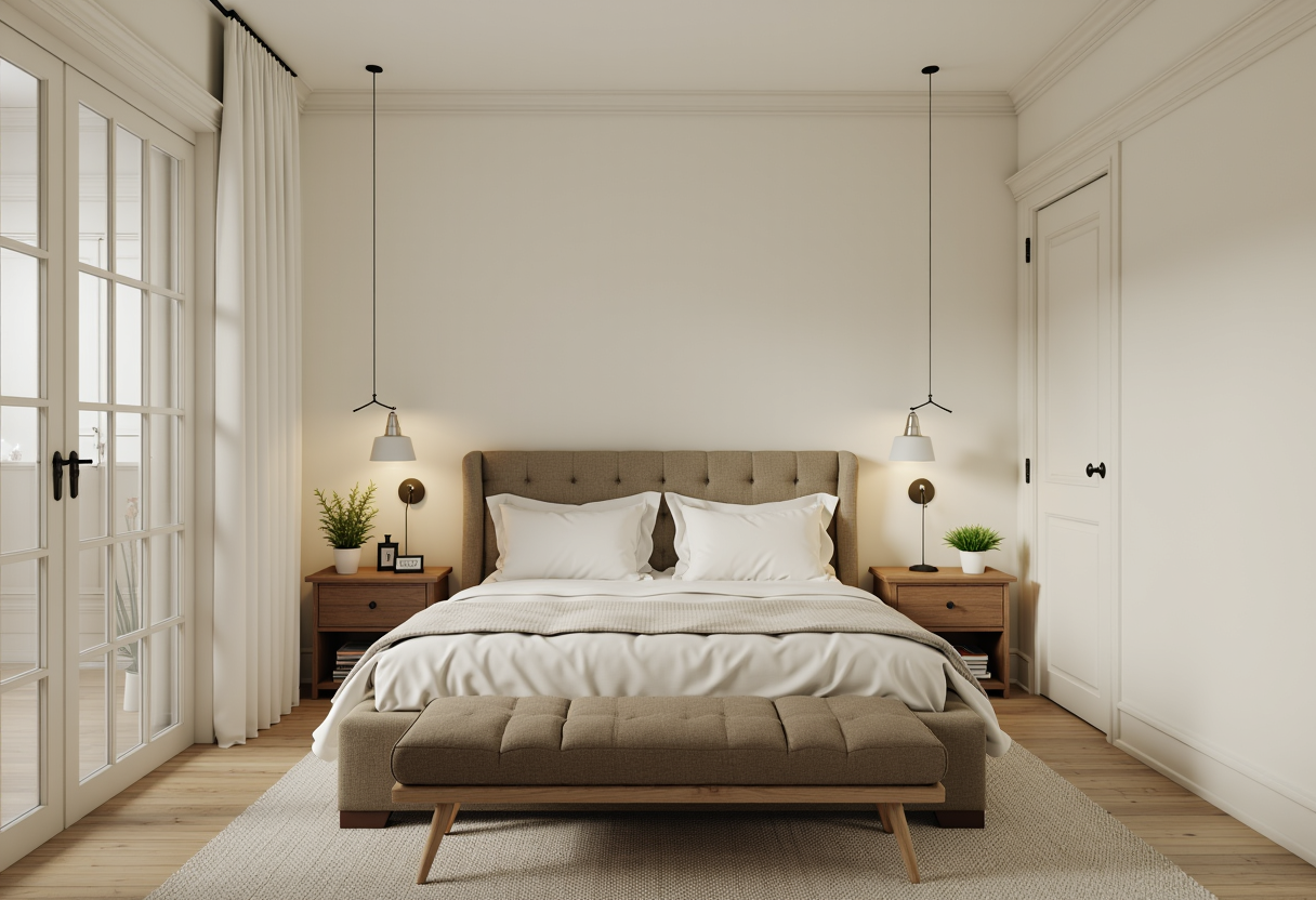 A plain bedroom (before)