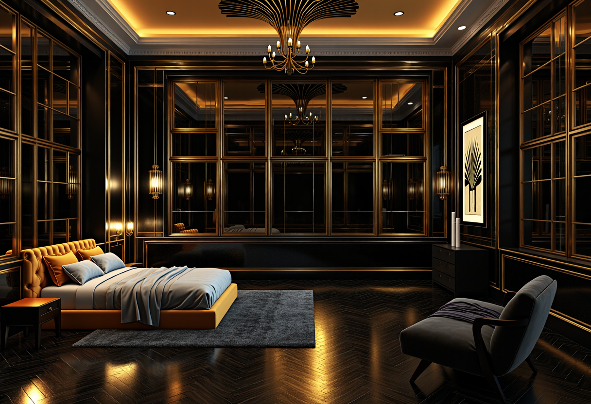 Art Deco Glam in Black & gold, Grand / open