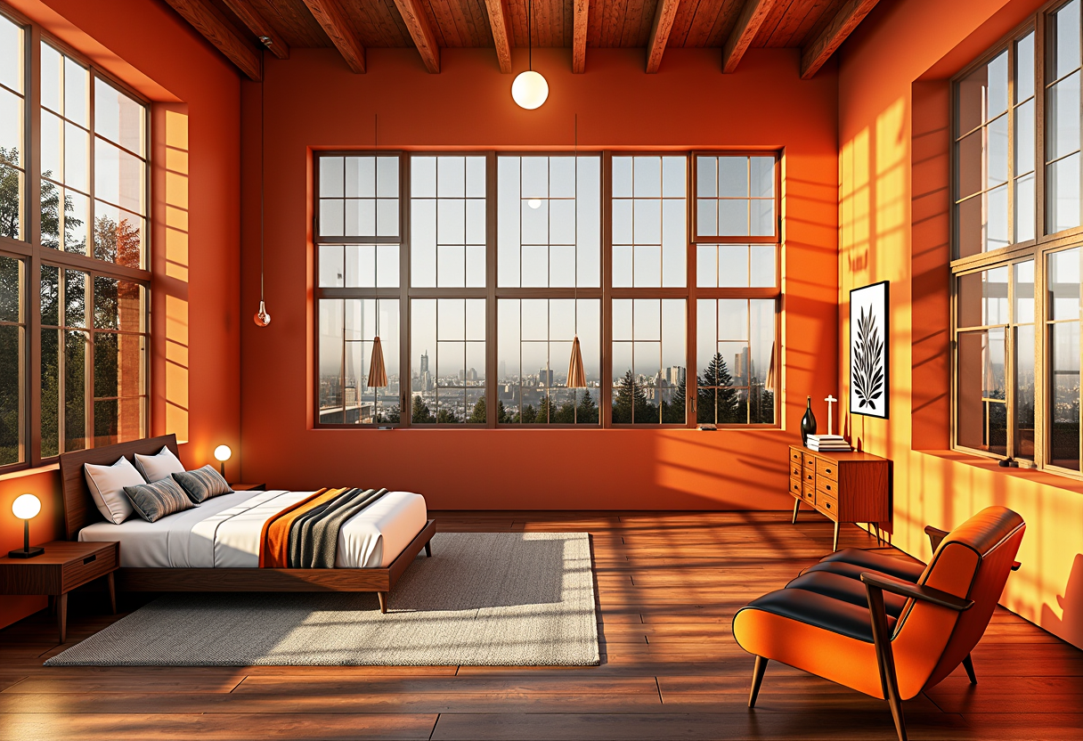 Mid-Century Modern (Burnt orange) (after)